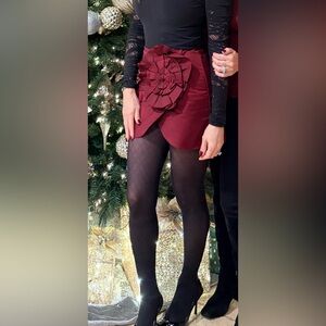 H&M Burgundy Women's Skirt